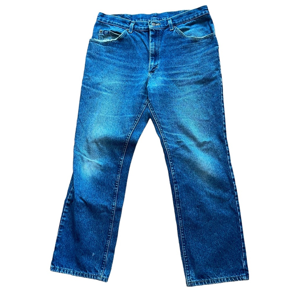 Vintage Lee Men’s Denim Jeans 36 x 30 80’s 90’s Retro Faded Distressed Lee Jeans - Picture 1 of 7